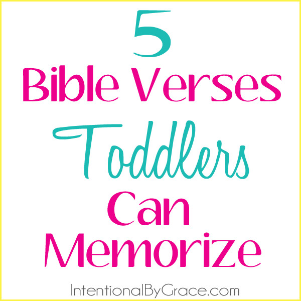 Bible Quotes For Kids
 5 Bible Verses Toddlers Can and Should Memorize