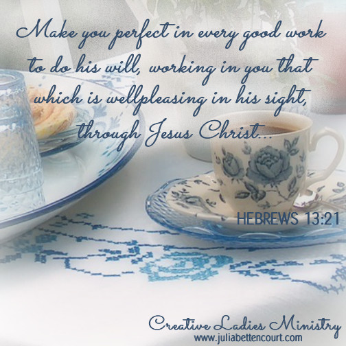 Bible Tea Party Ideas
 Heres my Cup Womens Devotional by Julia Bettencourt