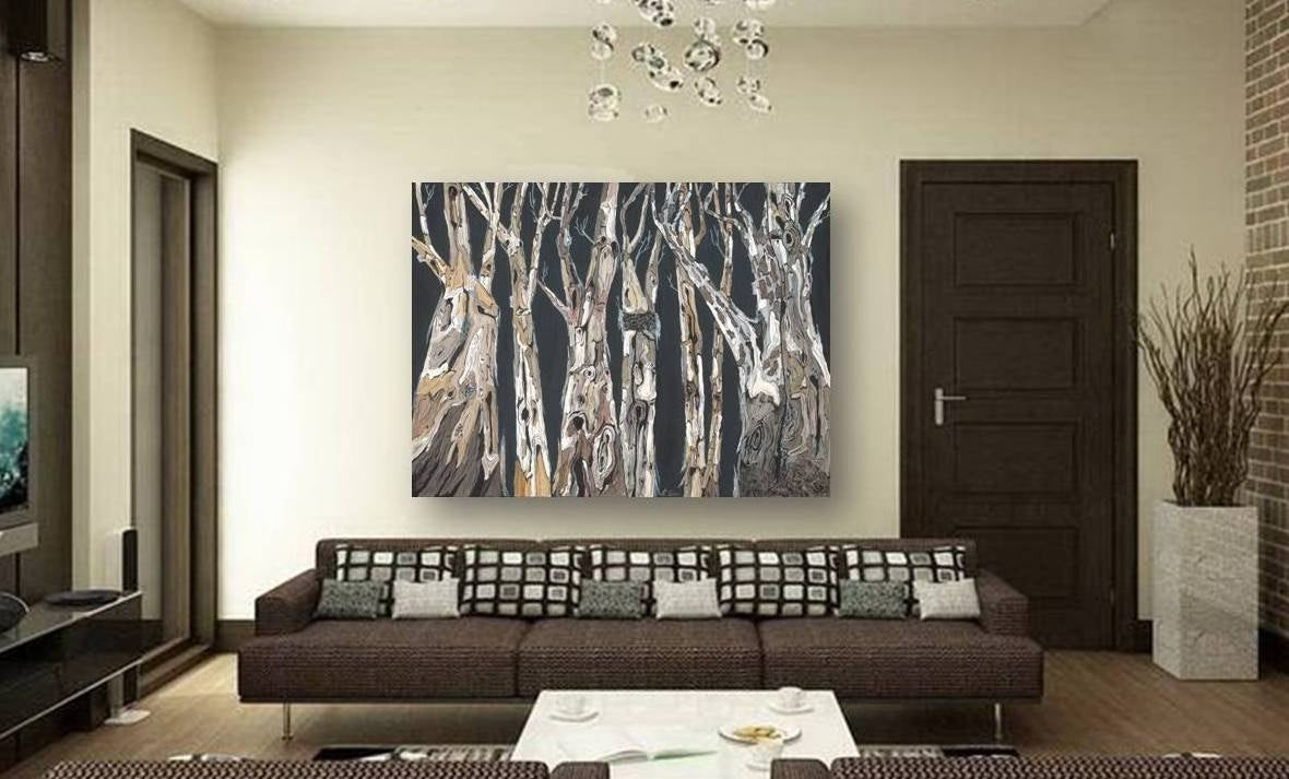 Big Paintings For Living Room
 Extra large wall art Oversized living Dining room masculine