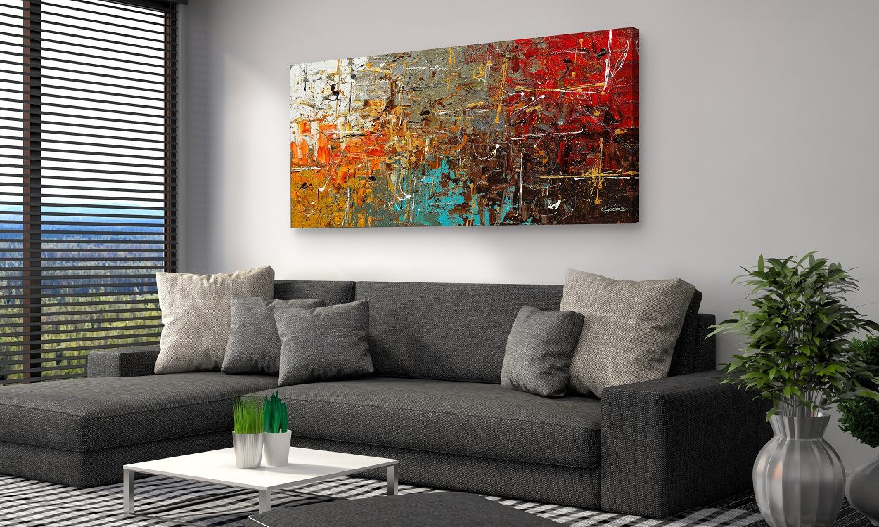 Big Paintings For Living Room
 20 Collection of Living Room Wall Art