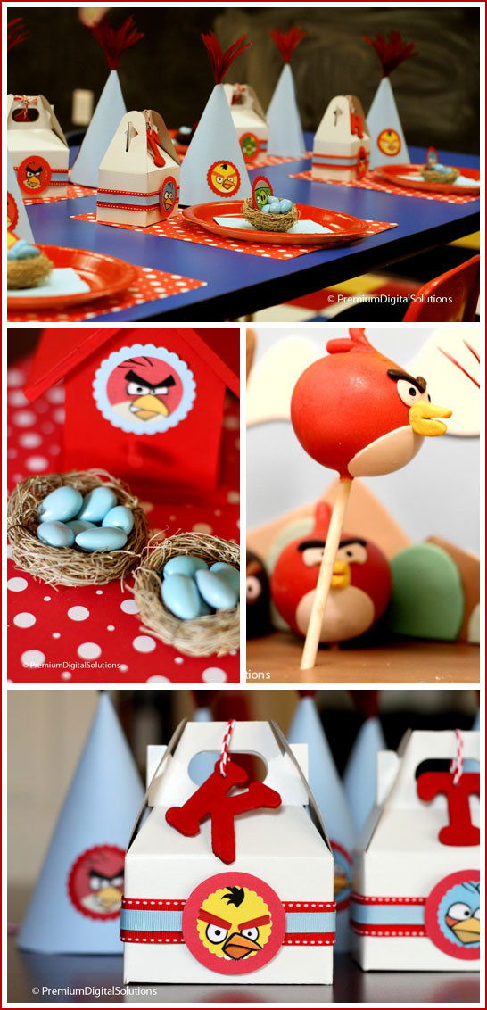 Bird Birthday Party
 Real Party Angry Birds Birthday