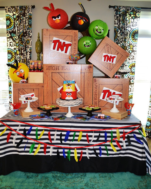 Bird Birthday Party
 GreyGrey Designs My Parties Angry Birds Birthday Party