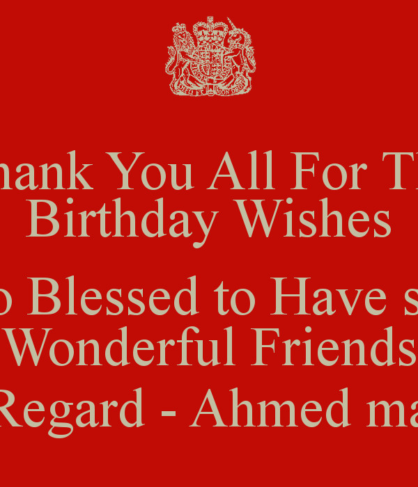 Birthday Appreciation Quotes
 Thank You For Birthday Wishes Quotes QuotesGram