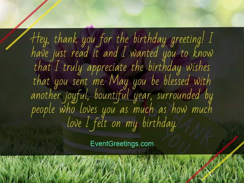Birthday Appreciation Quotes
 Thank You Messages for Birthday Wishes – Quotes And Notes
