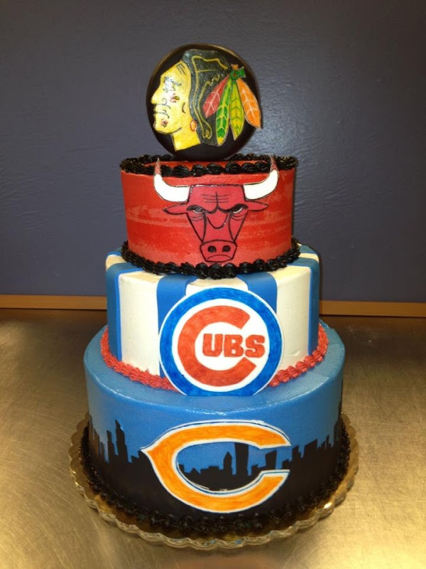 Birthday Cake Chicago
 34 best Chicago Cubs Cakes images on Pinterest