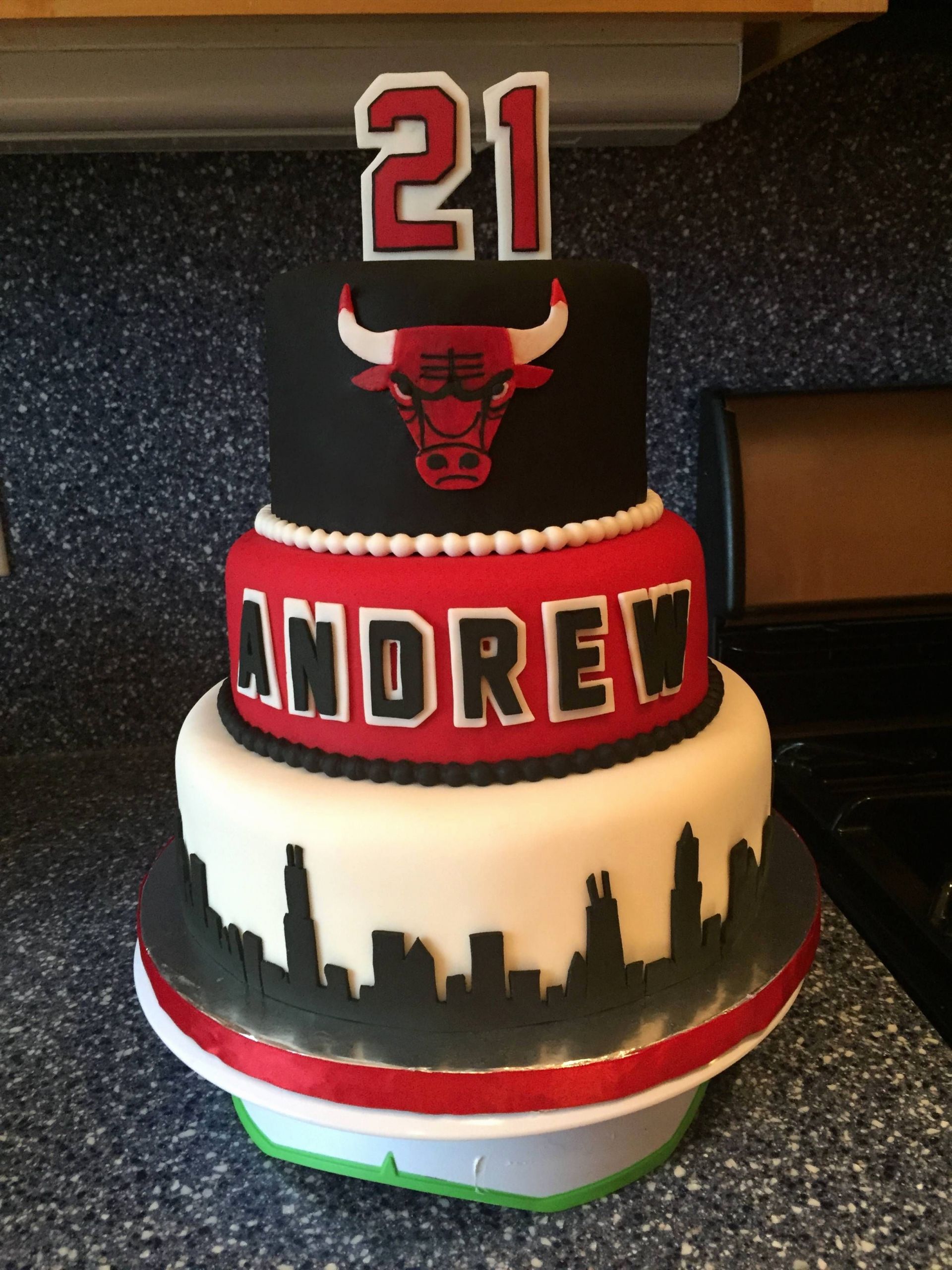 Birthday Cake Chicago
 Birthday Cake Chicago Beautiful Made This Chicago Bulls