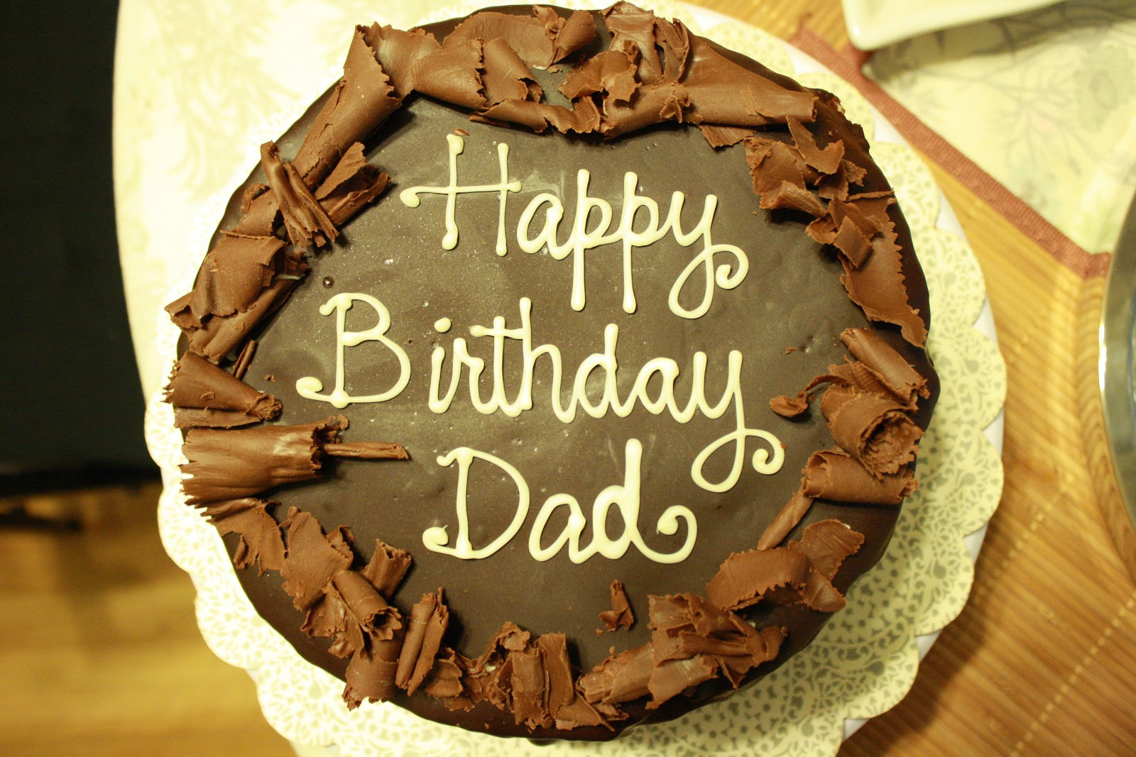 Birthday Cake For Dad
 A Cake Story Dad s Dark Chocolate Ganache Covered Fresh