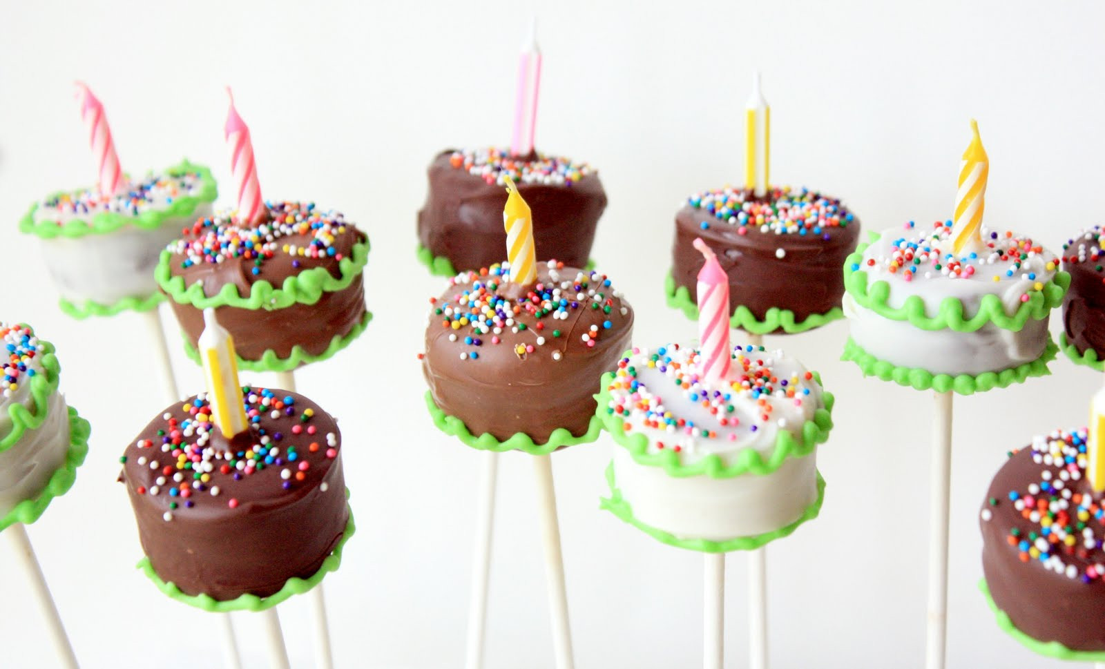 Birthday Cake Pops Recipe
 Recipes n Such Birthday Cake Brownie Pops