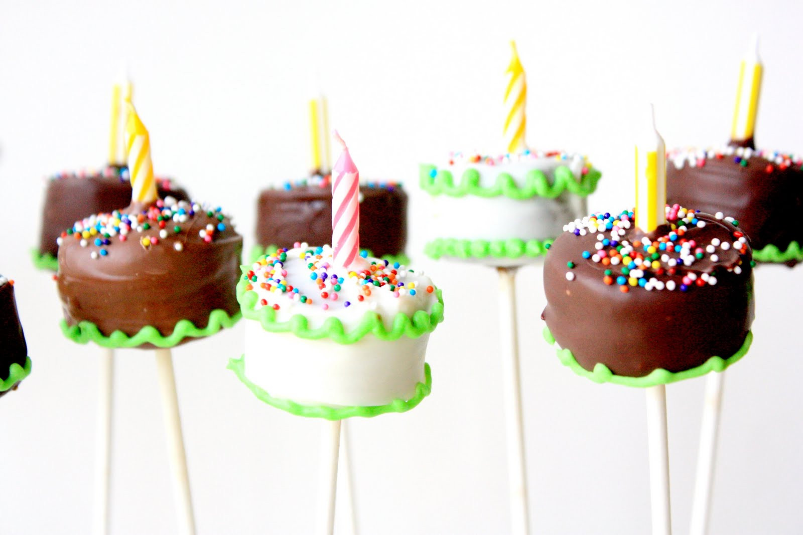 Birthday Cake Pops Recipe
 Munchkin Munchies Birthday Cake Brownie Pops