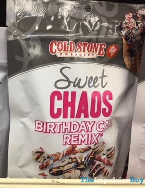 Birthday Cake Remix Cold Stone
 SPOTTED ON SHELVES Sweet Chaos Cold Stone Creamery Snack
