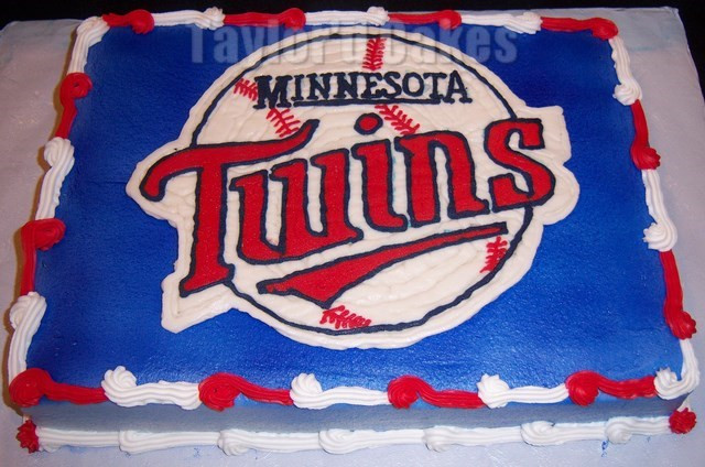 Birthday Cakes Minneapolis
 MN Twins All butter cream