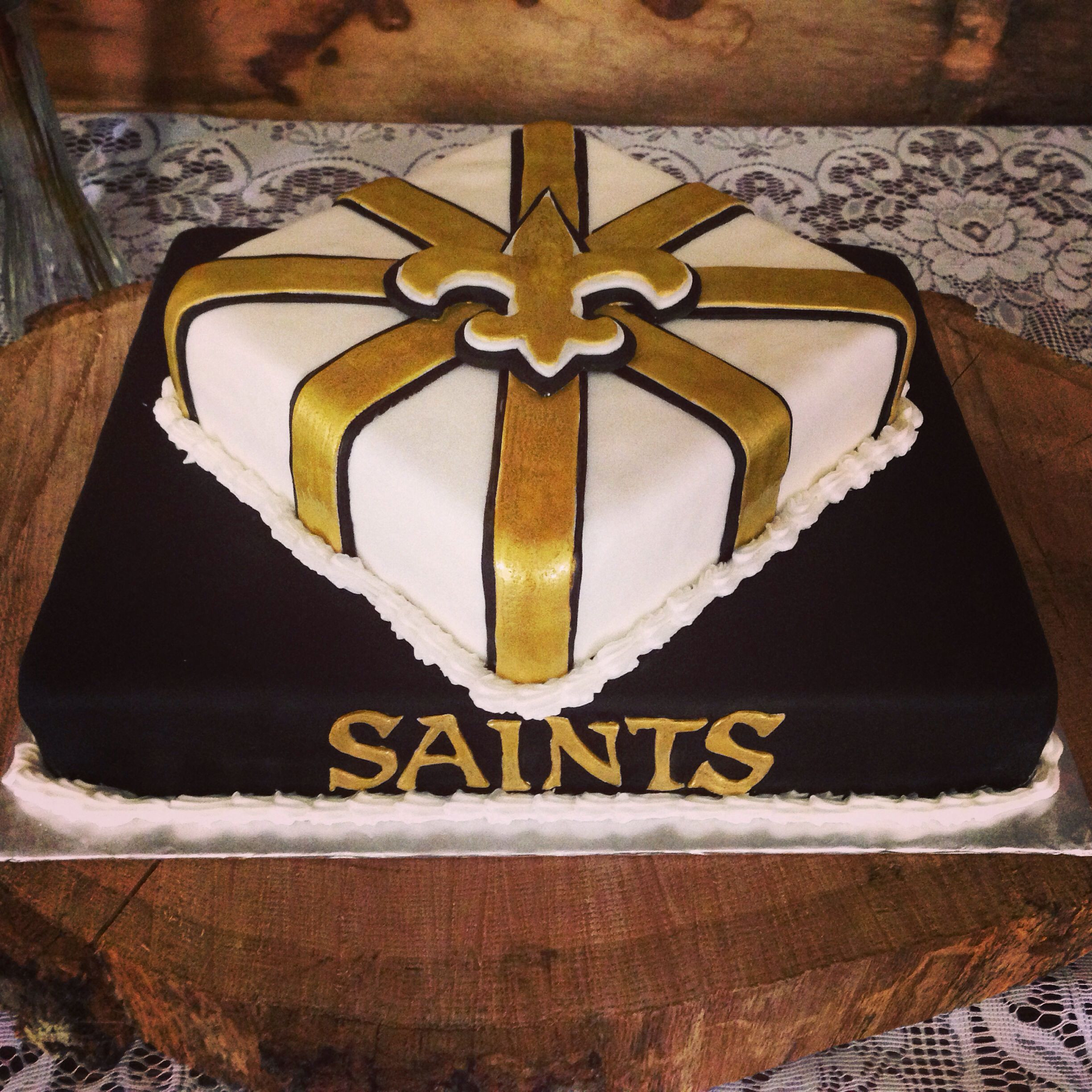 Birthday Cakes New Orleans
 New Orleans Saints cake