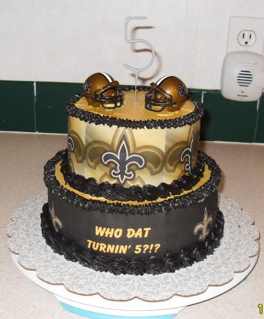 Birthday Cakes New Orleans
 New Orleans Saints cake OMG How awesome is this