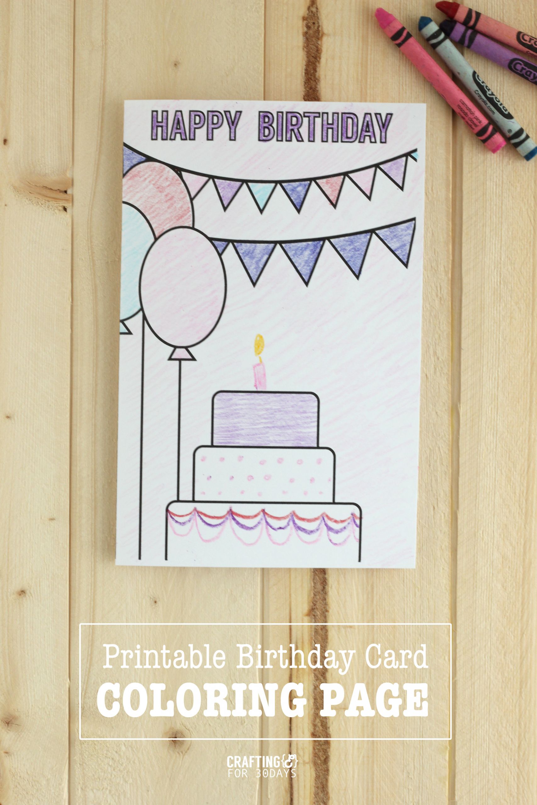 Birthday Card Drawings
 Birthday Coloring Pages