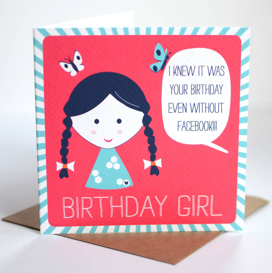 Birthday Card For Facebook
 birthday card by allihopa