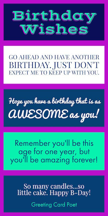 Birthday Card Wording
 Birthday Wishes Quotes and Messages to Help Celebrate