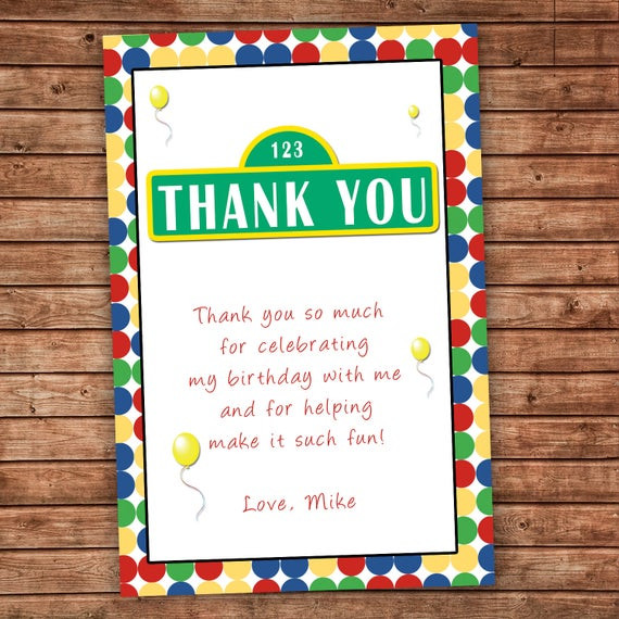 Birthday Card Wording
 Personalized Any Wording Thank you Card Polka Dots Birthday