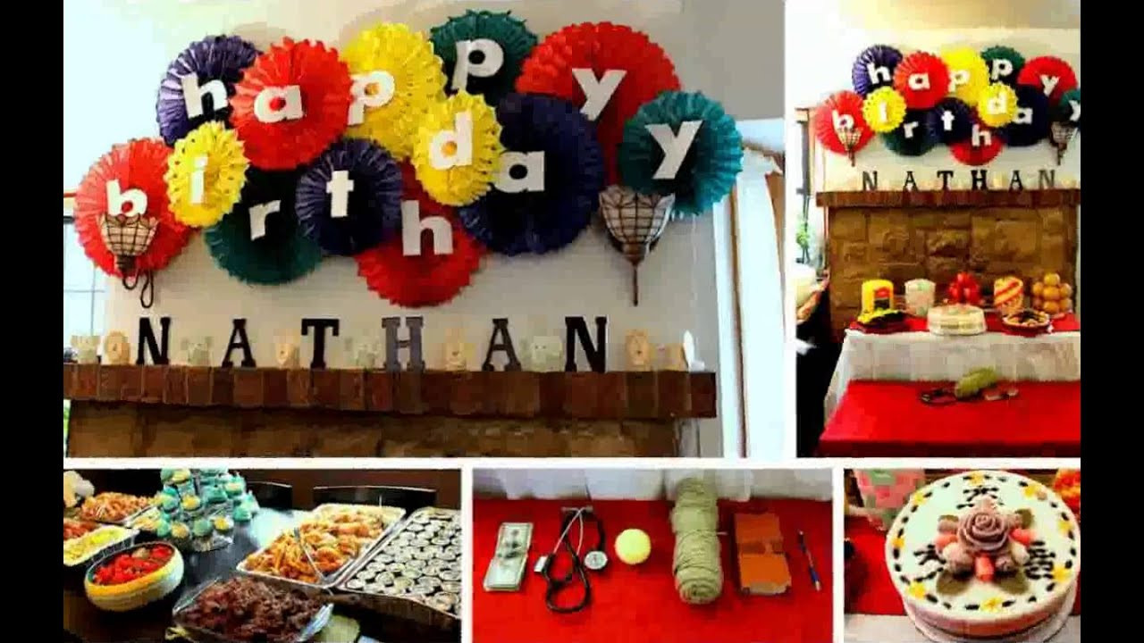 Birthday Decorations At Home
 Birthday Decoration Ideas at Home
