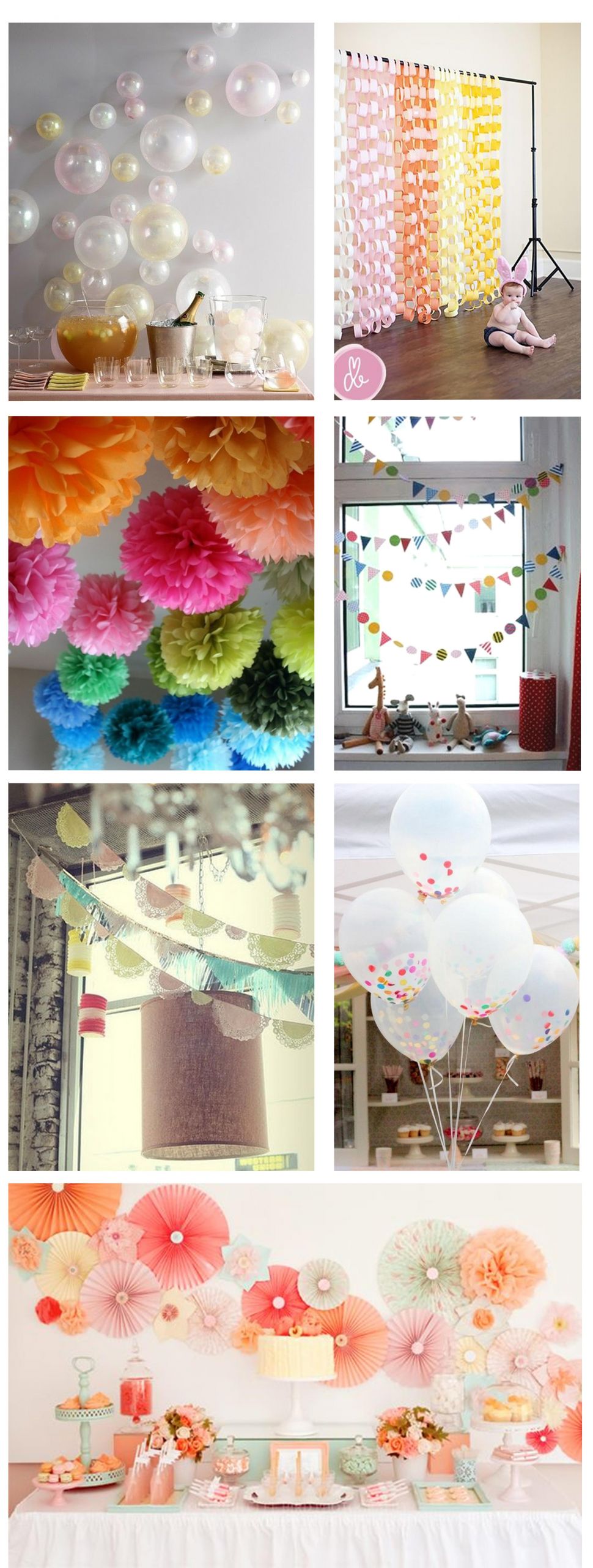 Birthday Decorations At Home
 Ideas for home made party decorations