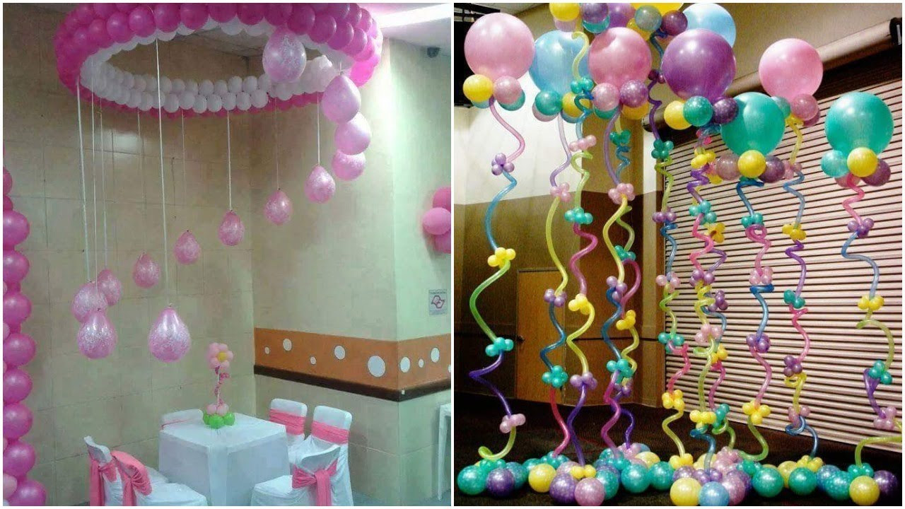 Birthday Decorations At Home
 Party Decoration Ideas Decoration With Balloons Design
