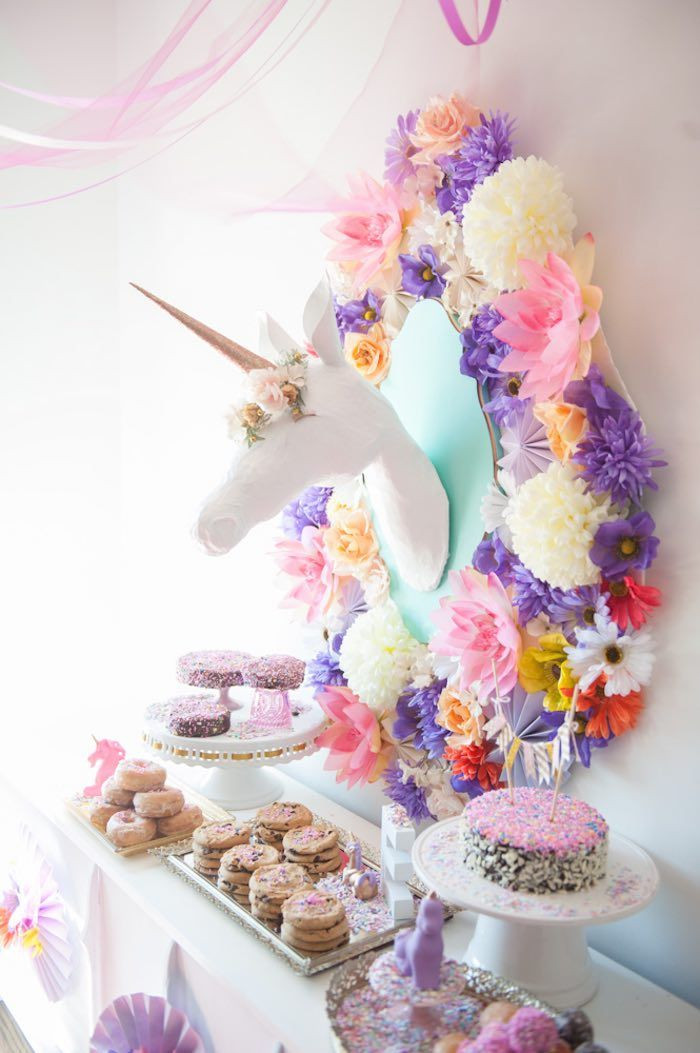 Birthday Decorations Pinterest
 17 Best images about Unicorn Themed Birthday Party Ideas