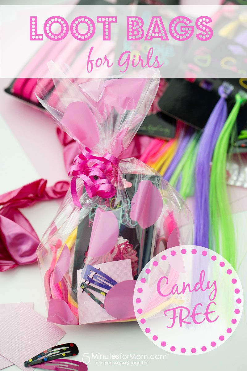 Birthday Gift Bag Ideas
 Loot Bag Ideas for Girls 5 Minutes for Mom