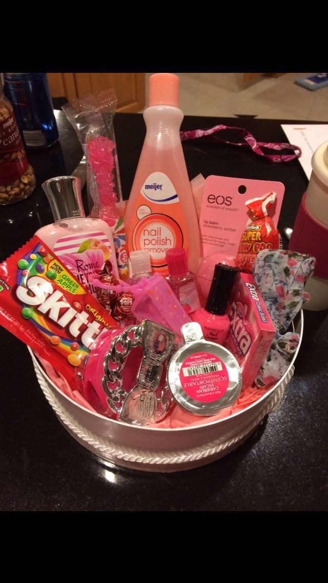 Birthday Gift Basket Ideas For Best Friend
 I made this color themed basket for my best friend a 16th