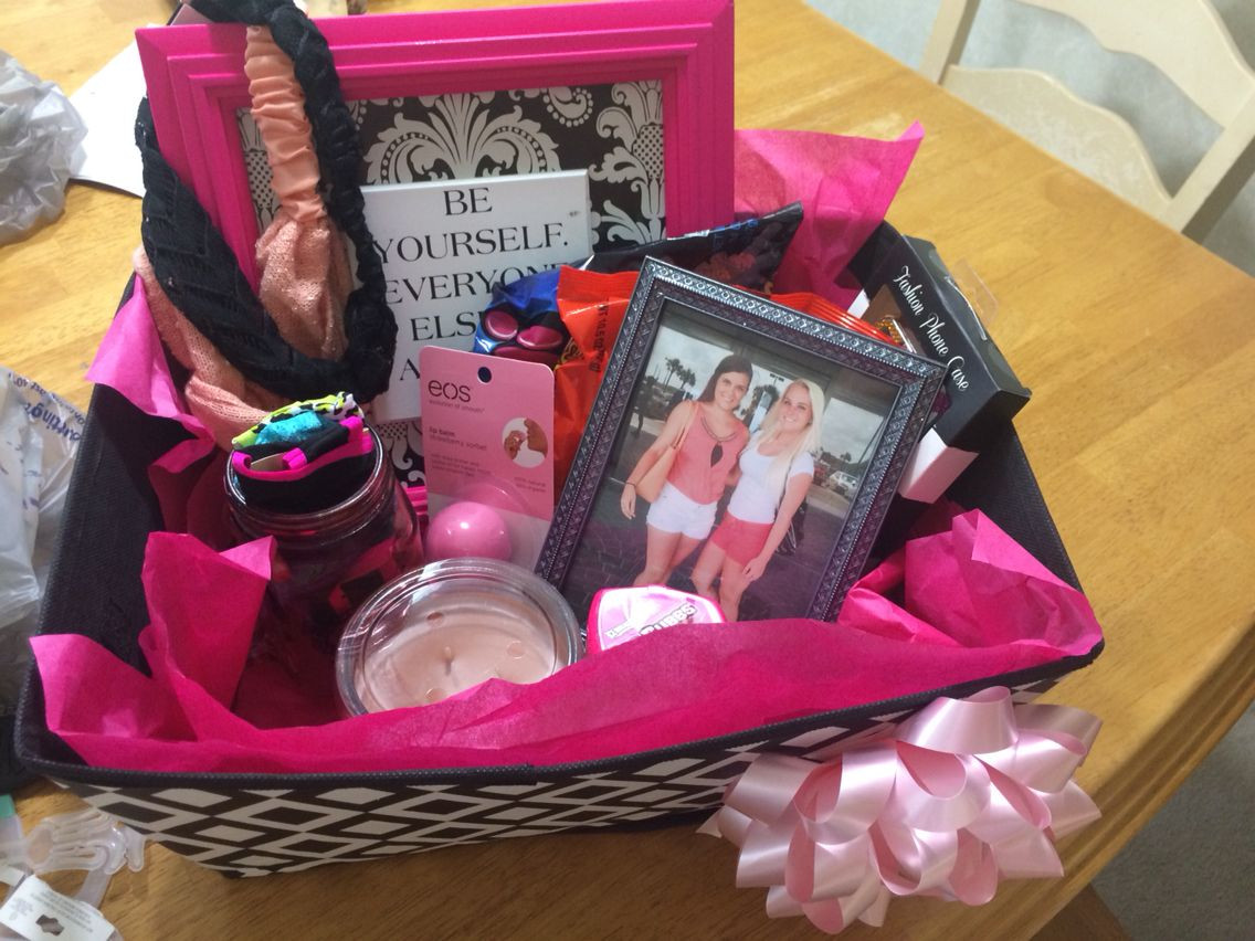 Birthday Gift Basket Ideas For Best Friend
 Gift basket I made my bestfriend