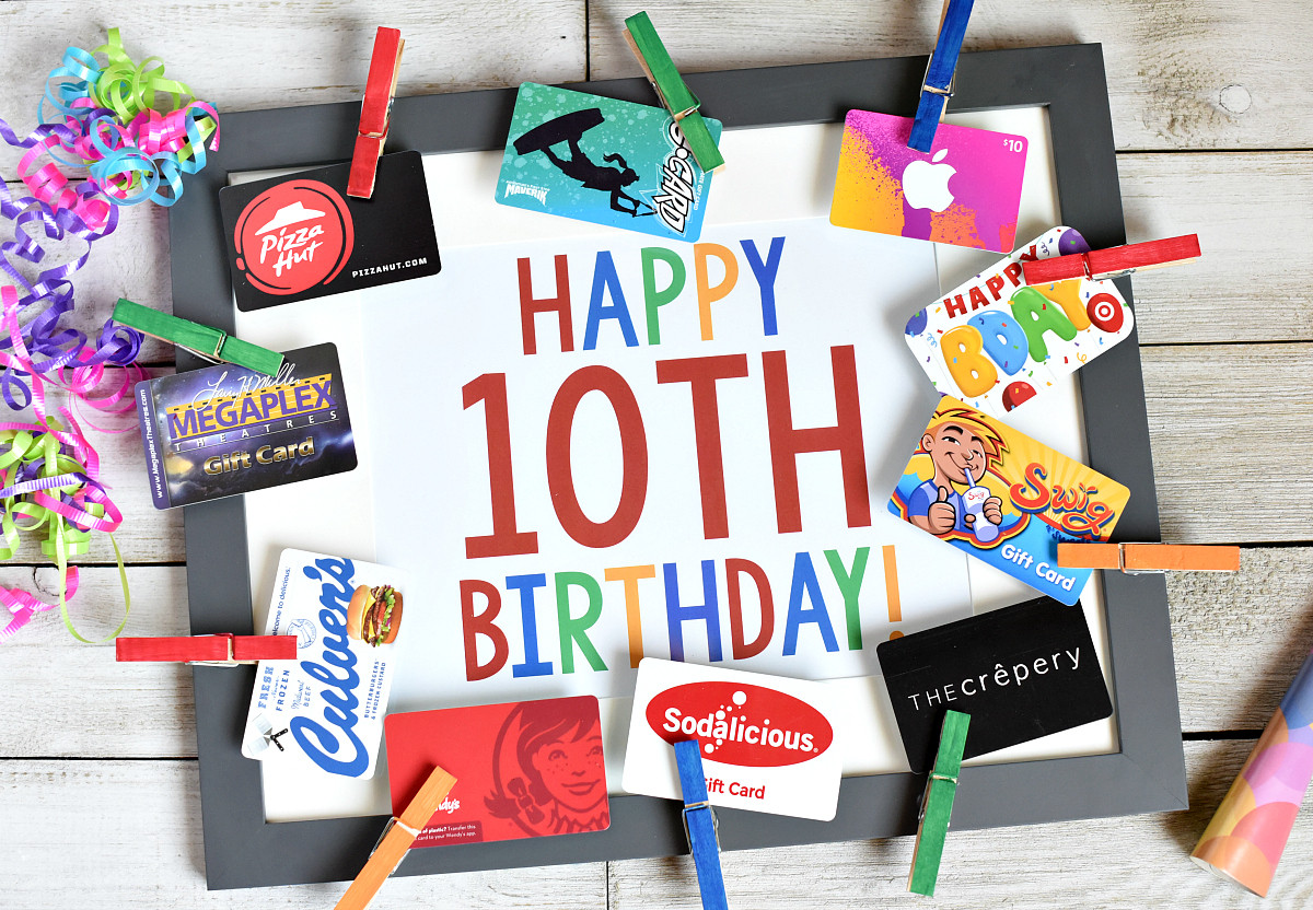 Birthday Gift Card Ideas
 Fun Birthday Gifts for 10 Year Old Boy or Girl – Fun Squared