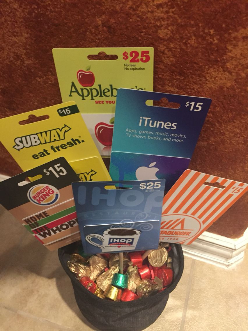 Birthday Gift Card Ideas
 Gift Card Bouquet from my kids