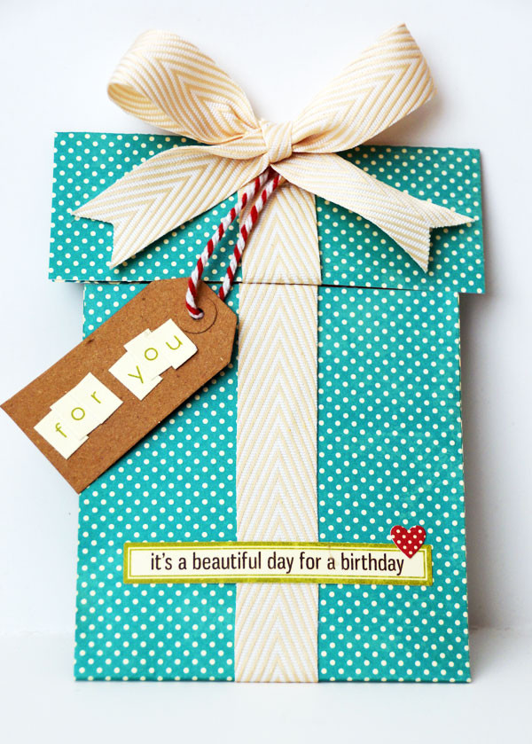 Birthday Gift Card Ideas
 Scrapbook & Cards Today Blog More fun t card ideas