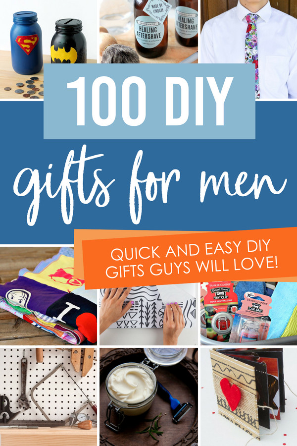 Birthday Gift For Guys
 Creative DIY Gift Ideas for Men