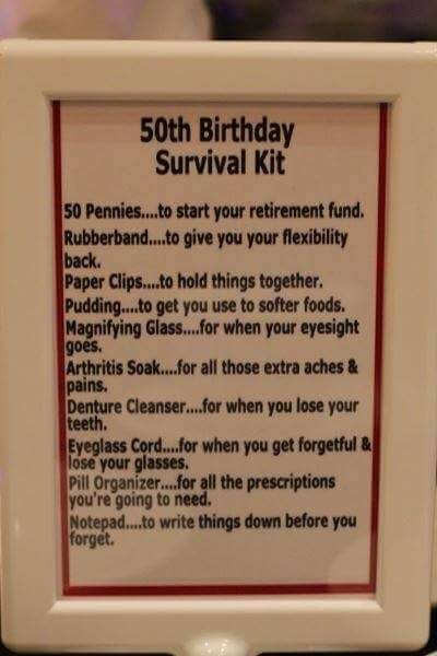 Birthday Gift Ideas For 50 Year Old Woman
 The Best 50th Birthday Party Ideas Games Decorations
