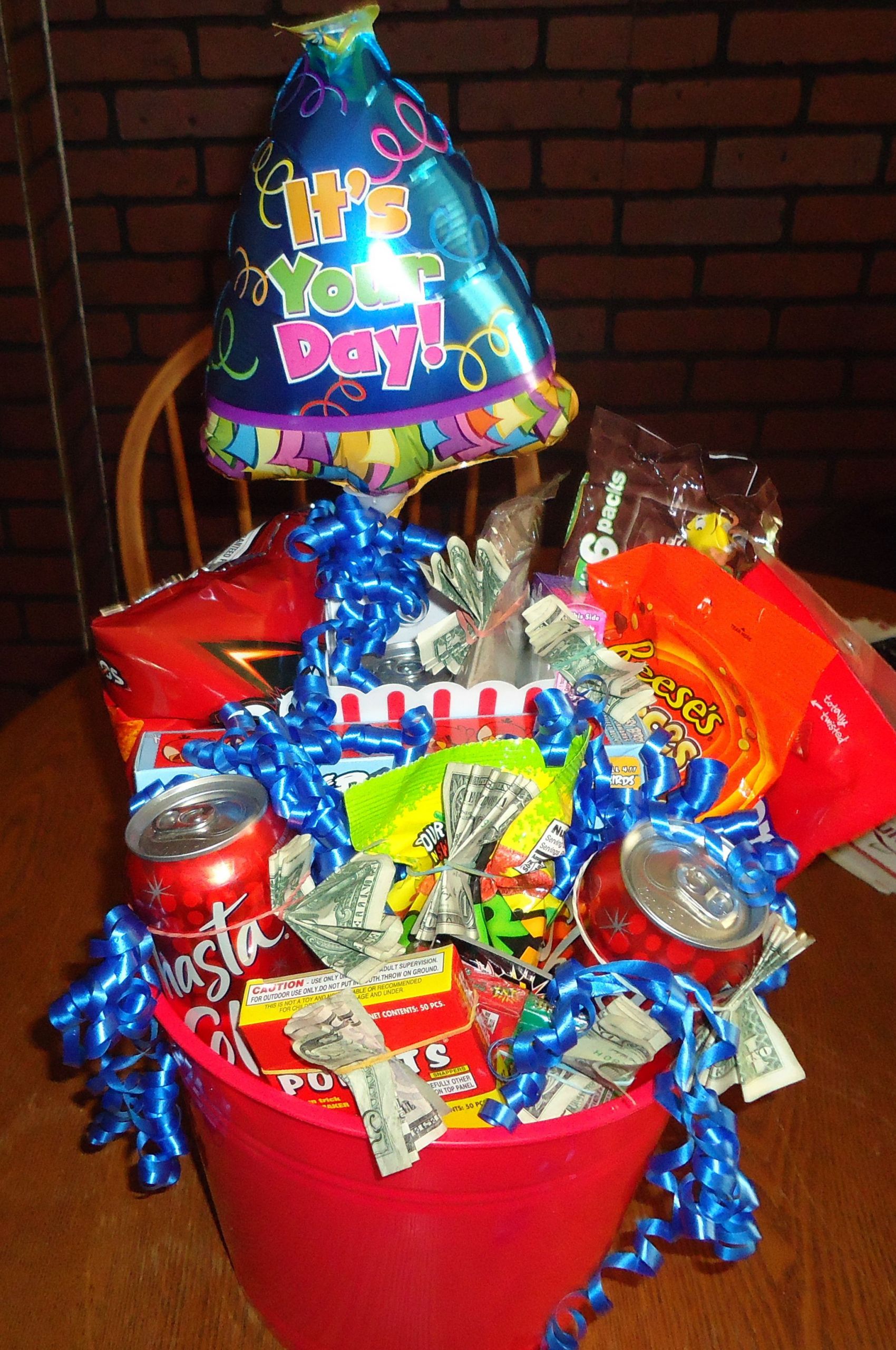 Birthday Gift Ideas For Boys
 Birthday Gift Basket for Boy would be perfect for a