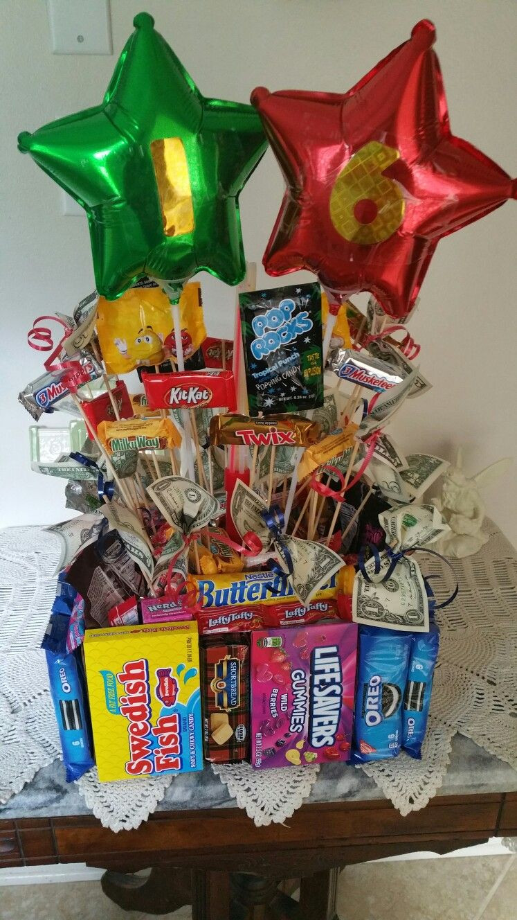 Birthday Gift Ideas For Boys
 Candy Bouquet Boys 16th Birthday My Creations