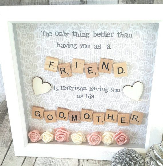 Birthday Gift Ideas For Godmother
 Godmother Frame Gift For Godparents Christening Gifts