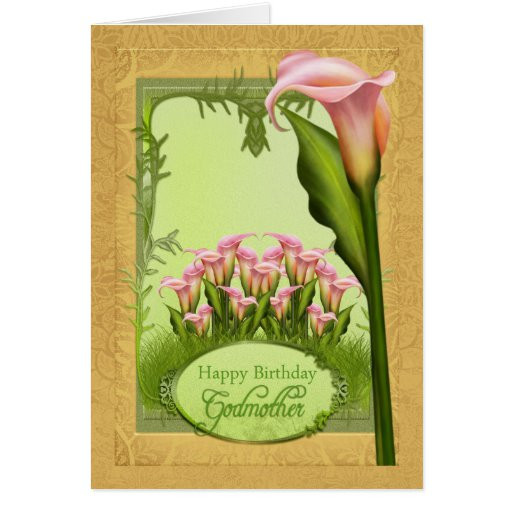 Birthday Gift Ideas For Godmother
 Godmother Lily Birthday Greeting Card