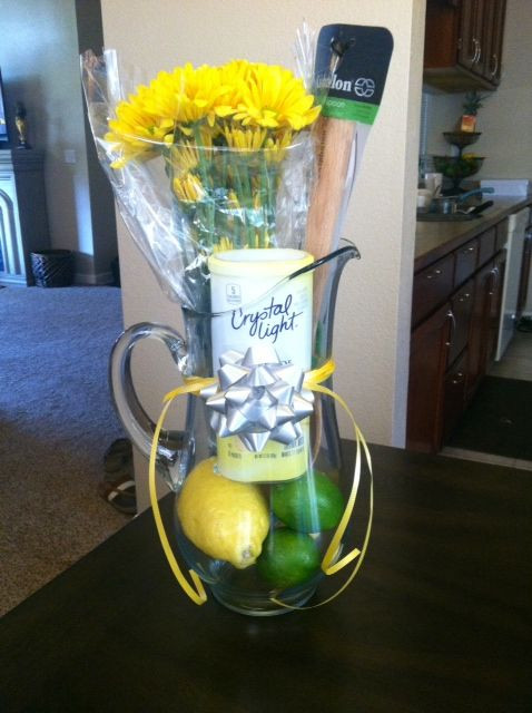 Birthday Gift Ideas For Mother In Law
 Mother In Law Birthday Gift Pitcher Flowers Lemonade