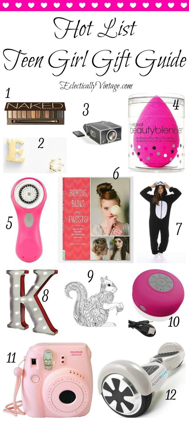 Birthday Gift Ideas For Teen Girls
 Hot List Teen Girl Gift Guide DIY Ideas