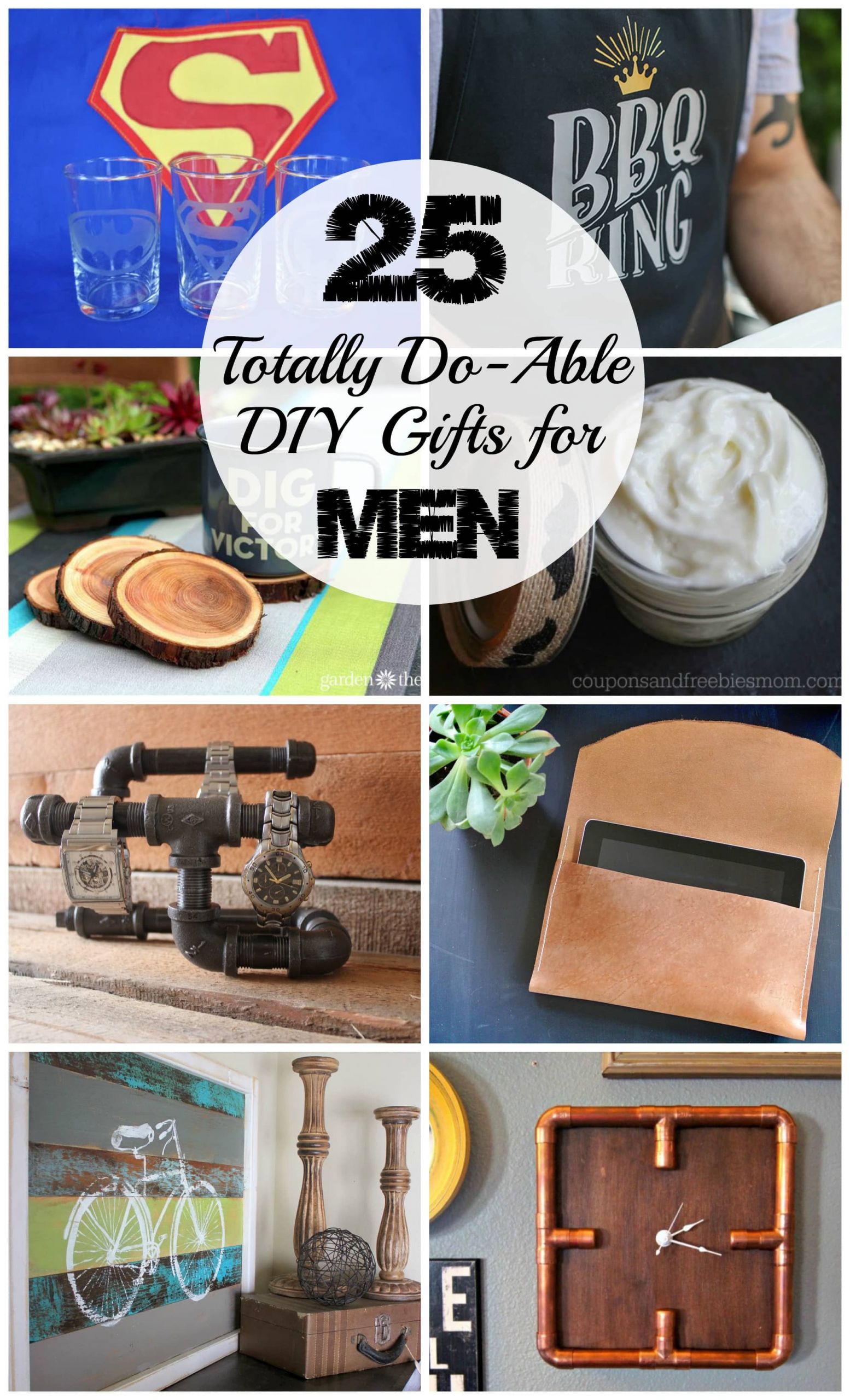 Birthday Gifts For Guys
 25 DIY Gifts for Men to Enjoy