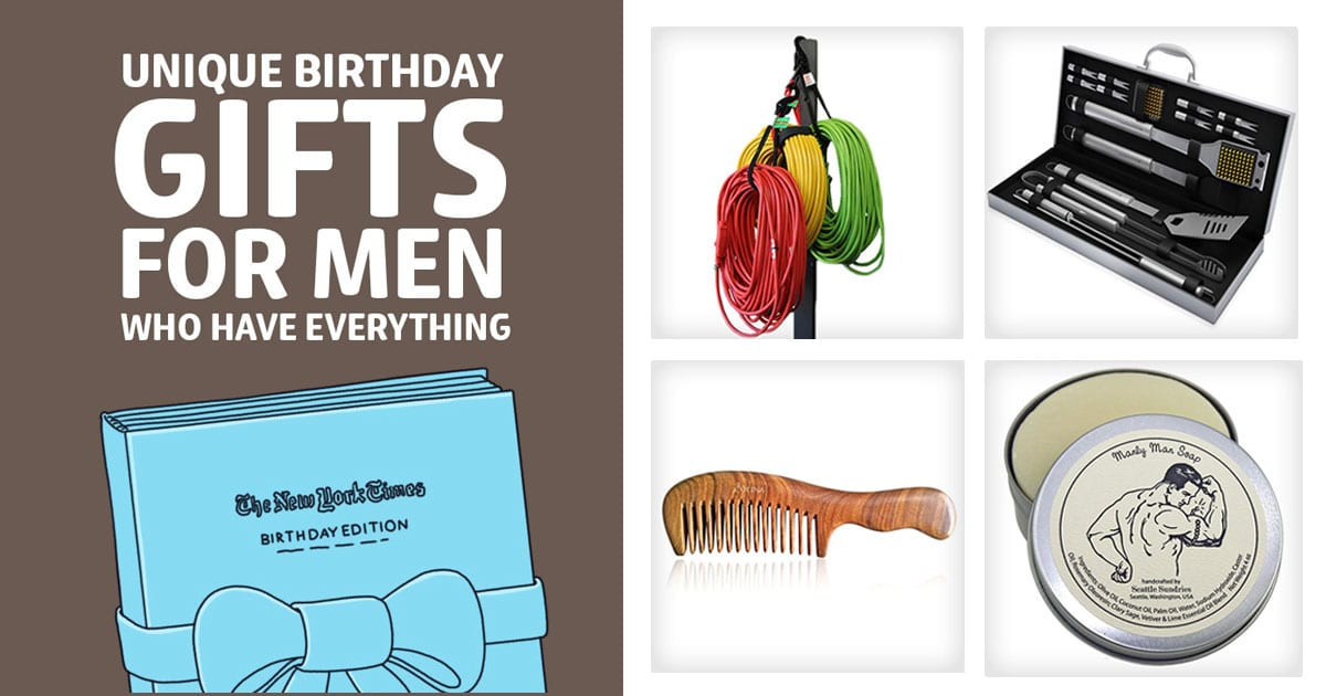 Birthday Gifts For Guys
 49 Unique Birthday Gifts for Men Who Have Everything