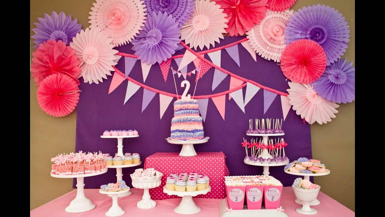 Birthday Girl Decorations
 Cool Girls birthday party decorations ideas