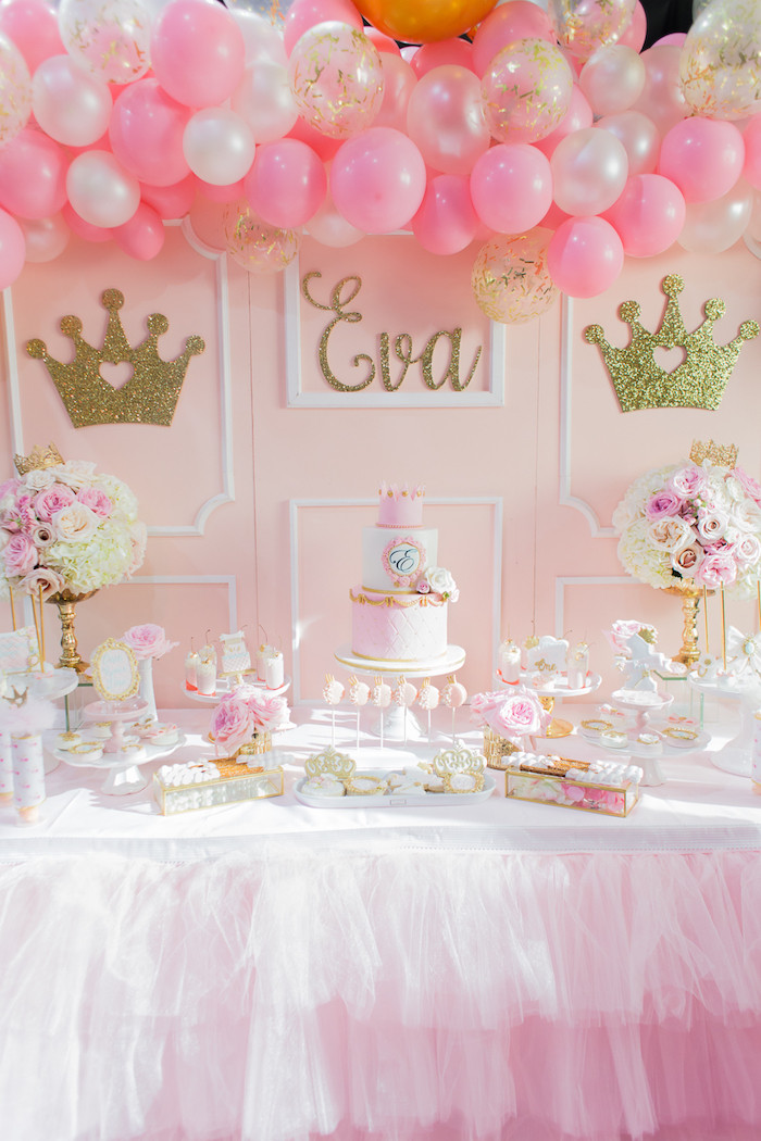 Birthday Girl Decorations
 Kara s Party Ideas Magical Princess Birthday Party