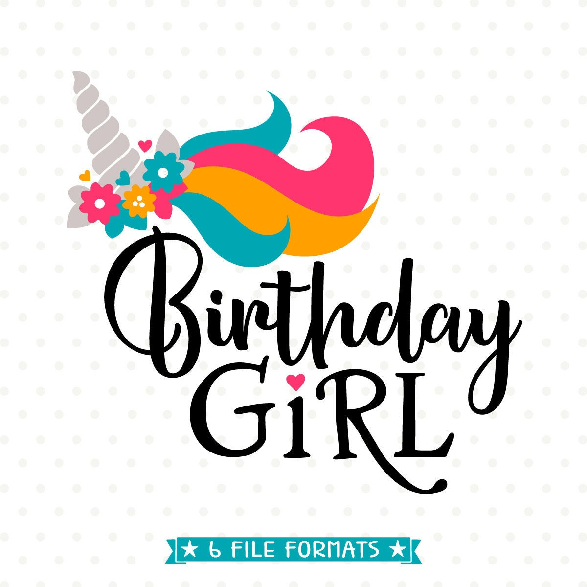 Birthday Girl Quotes
 Birthday Girl SVG Unicorn Birthday SVG Unicorn iron on file
