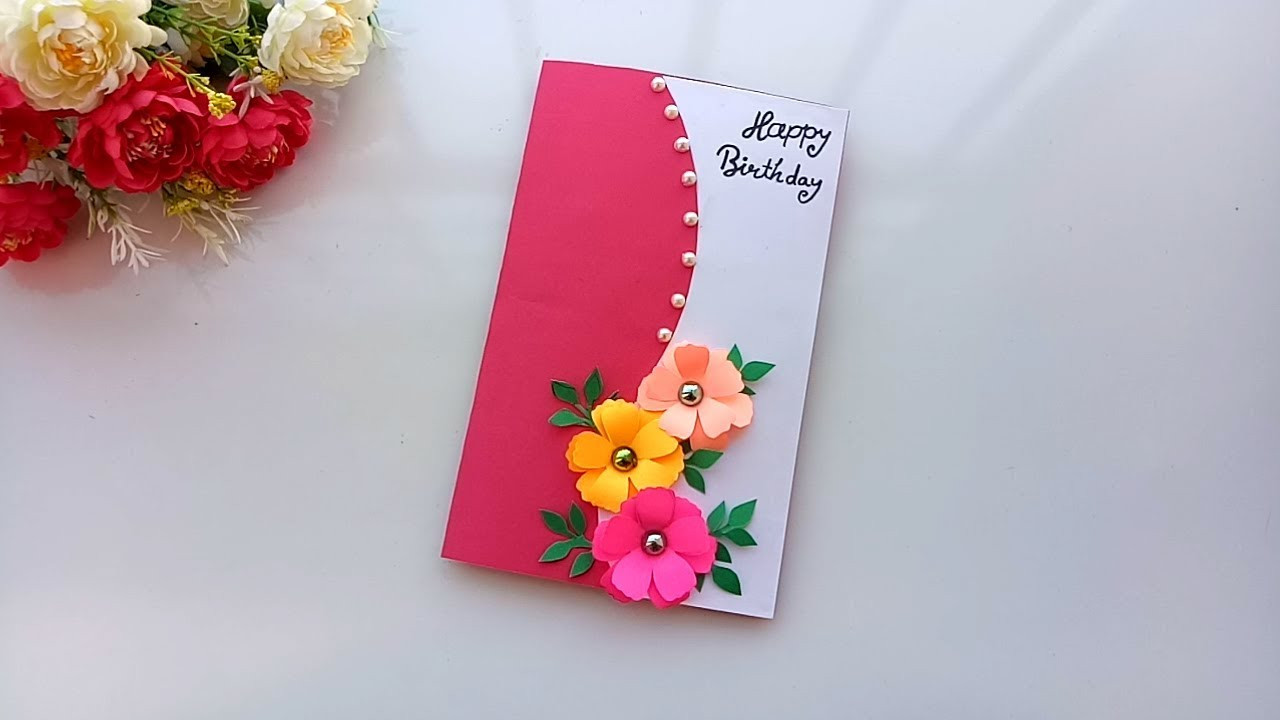 Birthday Greeting Cards
 Beautiful Handmade Birthday card idea DIY Greeting Pop