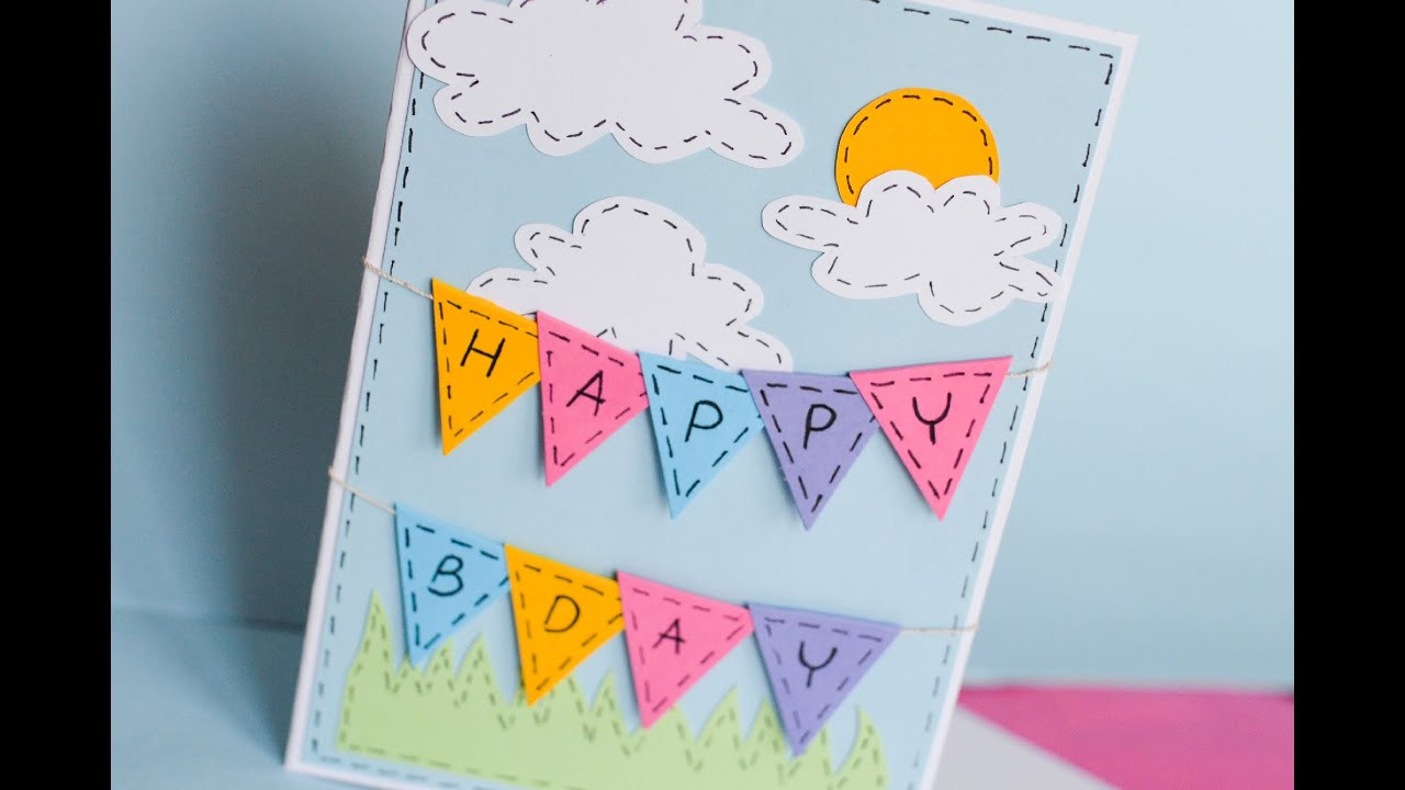 Birthday Greeting Cards
 How to Make Greeting Birthday Card Step by Step