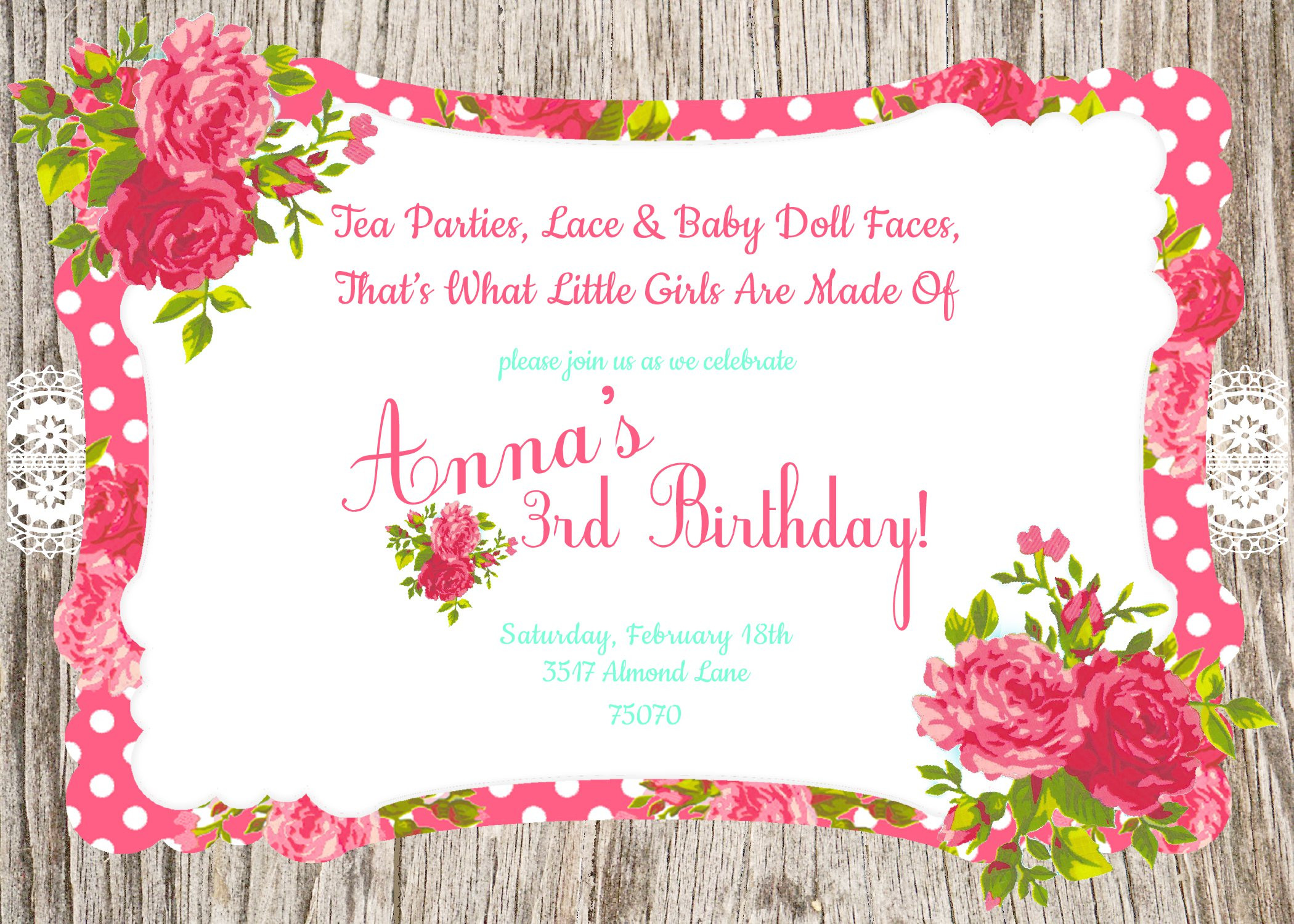 Birthday Invitation Maker Free
 Invitation Birthday Card Invitation Birthday Card