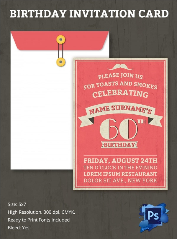 Birthday Invitations Samples
 Sample Birthday Invitation Template 40 Documents in PDF
