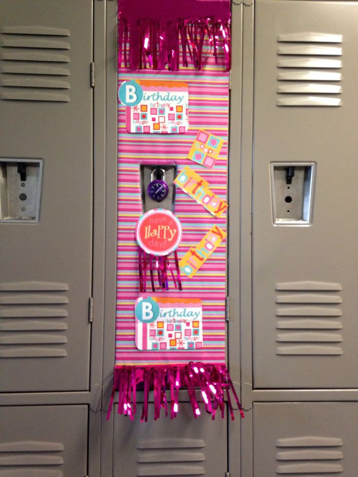 Birthday Locker Decorations
 The 25 best Locker pranks ideas on Pinterest