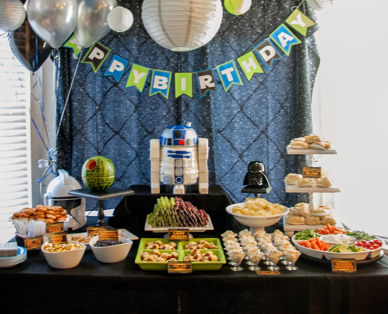 Birthday Party Decorations Adults
 Author Robin King Blog Star Wars Party with R2D2 Cake